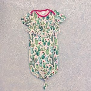 Cute Cactus Baby Gown